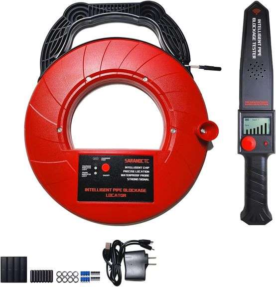 Pipe Locators, Water Pipe Blockage Detector for PVC/Plastic Underground Pipelines