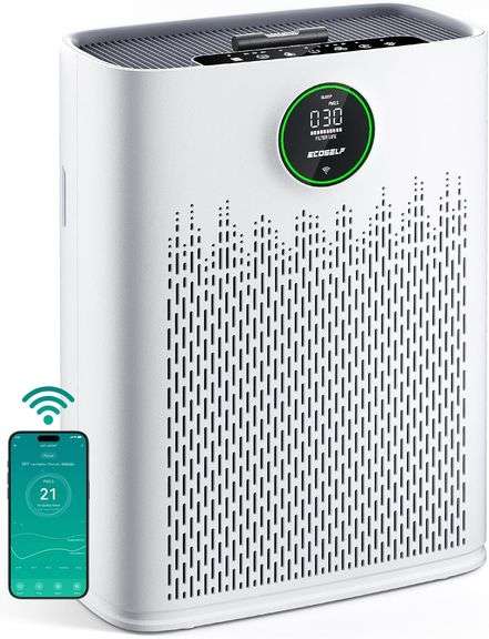 Smart Air Purifier for Home Large Rooms