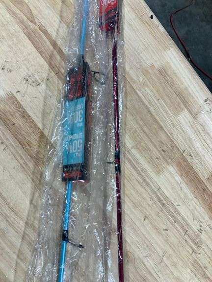 (2) Ugly Stik Carbon Inshore Spinning Rod - USCBIN1017S701M one is red one is blue