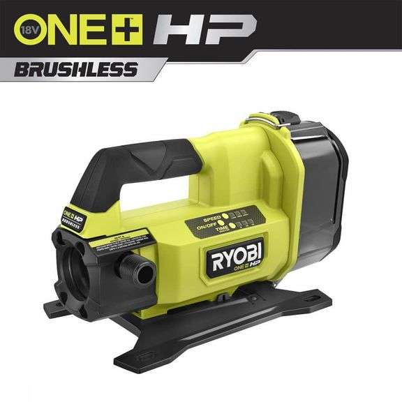 RYOBI ONE+ HP Brushless 1/4 hp. 18V Cordless Battery Powered Transfer Pump (Tool-Only)