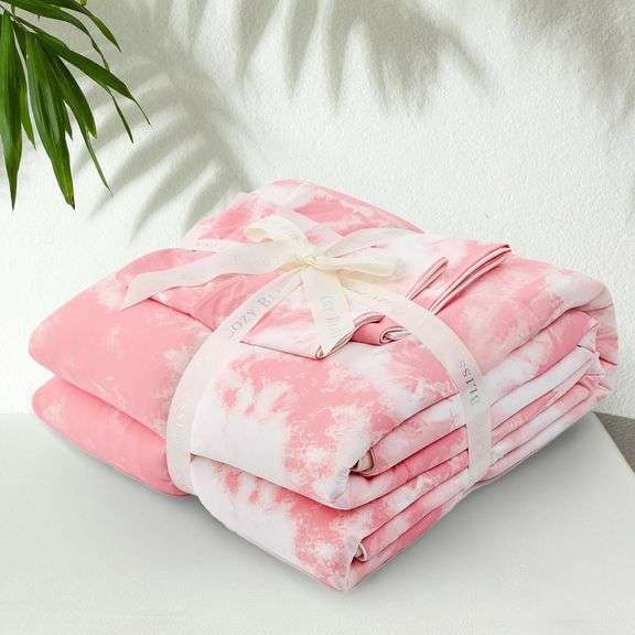 Cozy Bliss Cooling Comforter Set Twin Size, Double-Sided Cool Tech Cooling Blankets for Hot Sleepers and Night Sweats, Silk Smooth Summer Comforter wi