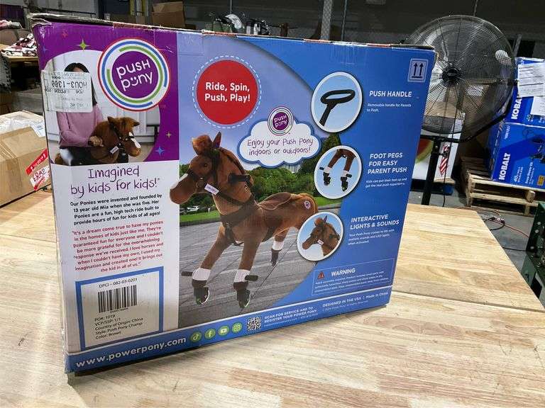 Power Pony Push Riding Toy - Champ
