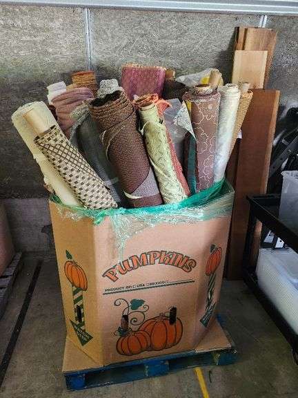 Pallet of assorted upholstery