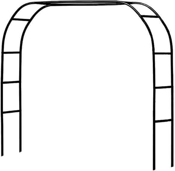 Metal Pergola Arbor,7.5 Feet Wide x 6.4 Feet High or 4.6 Feet Wide x7.9 Feet High,Assemble Freely 2 Sizes,for Various Climbing Plant Wedding Garden Ar