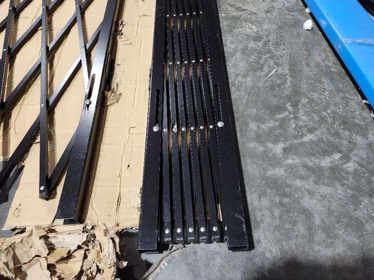 (2) Vevor 84" tall by 75" wade folding security gate