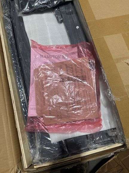 Hampton Bay Parksbury 10 ft. X 12 ft. Wood Like Aluminum Hardtop Gazebo with Galvanized Steel Roof and Mosquito Net