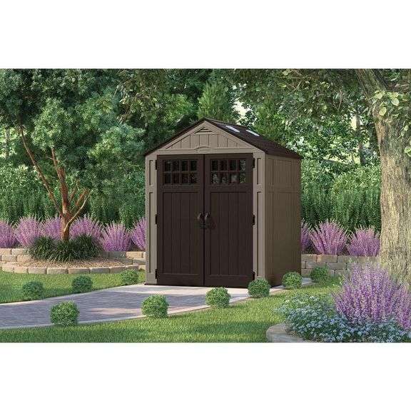 6 ft. W x 5 ft. D Plastic Shed (34 sq. Ft.)