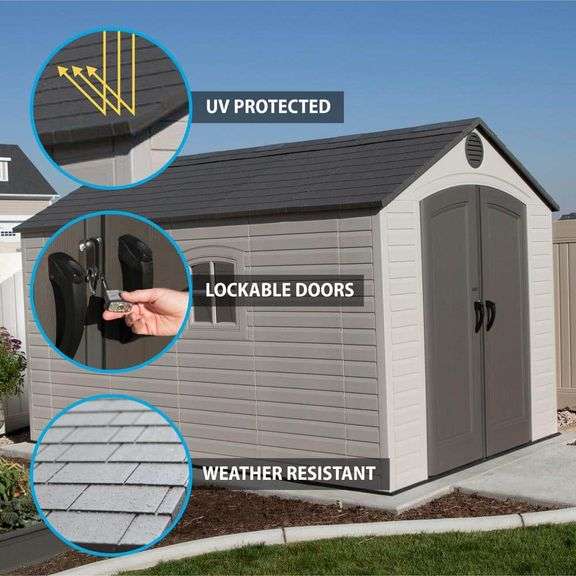 8 ft. X 12.5 ft. Outdoor Storage Shed