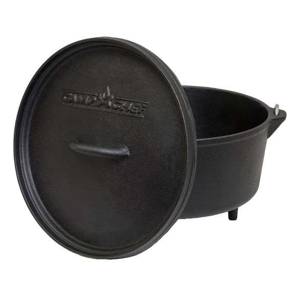 Camp Chef Classic Deep Cast Iron Dutch Oven 8 qt Black