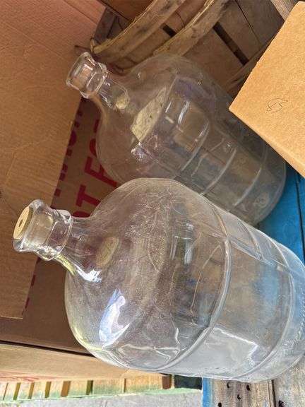 2- 3gal Glass Carboys