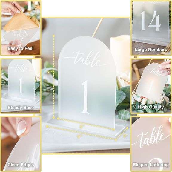 Frosted White printed set 1-20