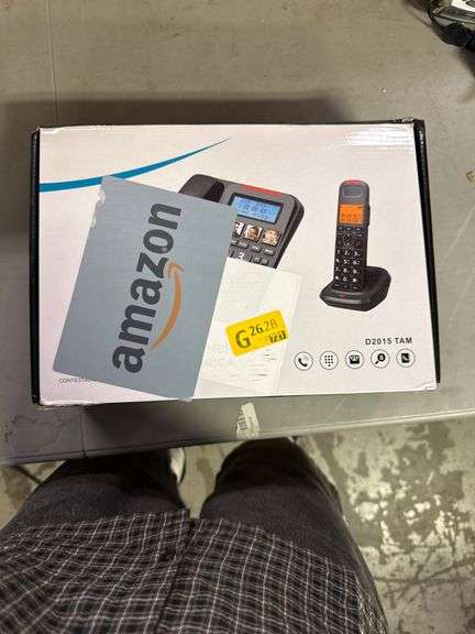 Sangyn Amplified Corded/Cordless Seniors Phone with Answering Machine, Intercom, Audio Booster(+30db), 100dB Extra Loud Visual Ringer, Large Backlit D