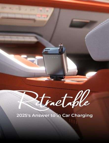 LISEN Retractable Car Charger, 69W USB C Car Accessories Adapter Fast Charging, Teacher Appreciation Gift, Travel Essentials Gifts for Women Men, for