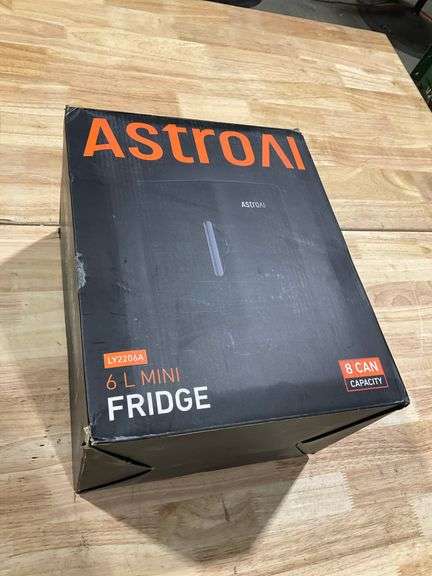 AstroAI Mini Fridge 2.0 Gen, 6 Liter/8 Cans Makeup Skincare Fridge 110V AC/ 12V DC Portable Cooler and Warmer Little Tiny Fridge for Bedroom, Beverage