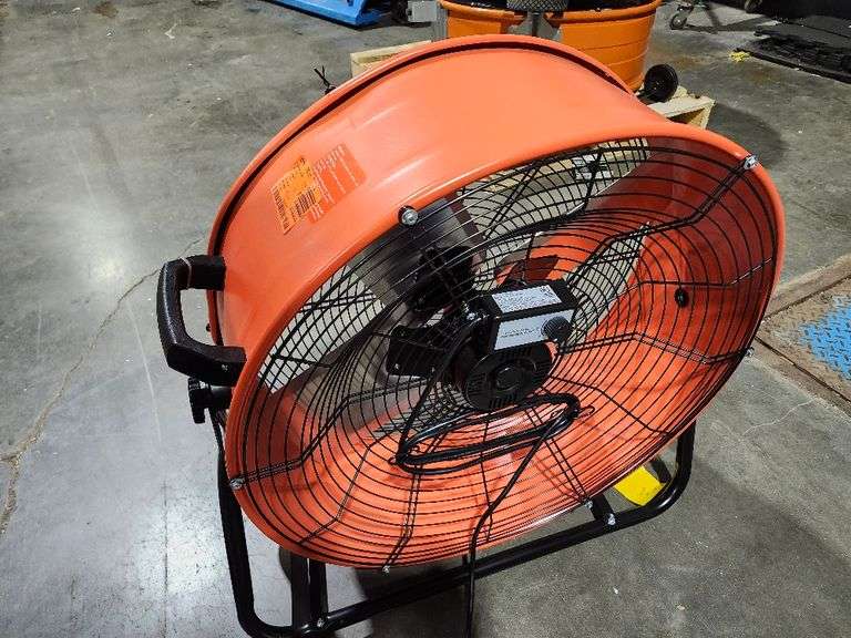 24 in. 2-Speed Heavy Duty Tilt Drum Fan