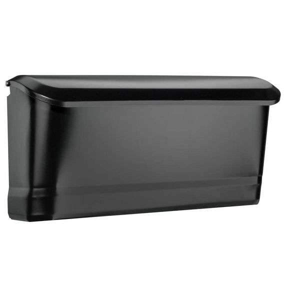 Cielo Black, Small, Steel, Wall Mount Mailbox