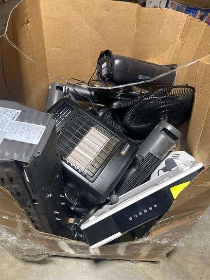 Pallet Of Fans And Heaters
