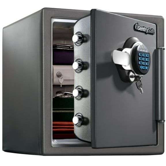 SentrySafe SFW123GDC Fire-Resistant Safe and Water-Resistant Safe with Digital Keypad 1.23 Cu. Ft.