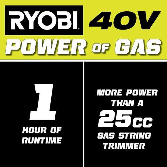 40V 15 in. Expand-It Cordless Battery Attachment Capable String Trimmer tool only