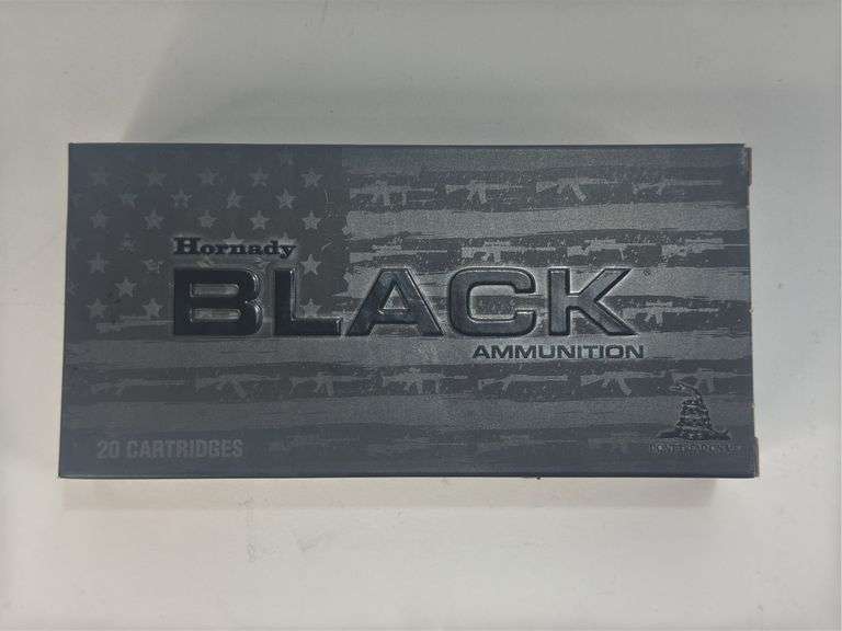 20rds of Hornady 450 Bushmaster 250gr FTX