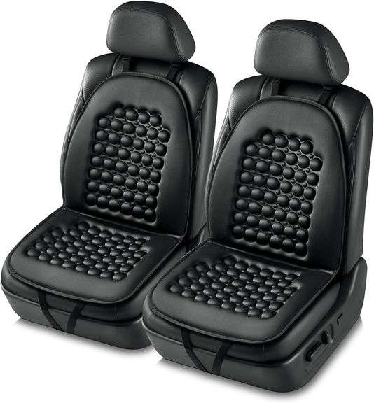 FREMONT AUTO Car Seat Cover Breathable Seat Protector- Made with Premium Polyester Fiber and Massage Magnet Bubble Cushion -Adjustable for Cars Truck