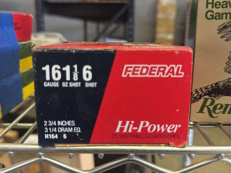 1 box of 16ga Federal Shells