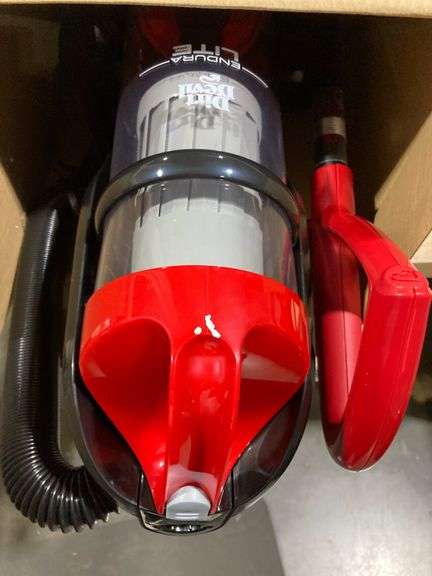 Dirt Devil Endura Lite Bagless, Corded, Upright Vacuum Cleaner for Carpet, Hard Floors, Above Floor, Lightweight and Compact, Red