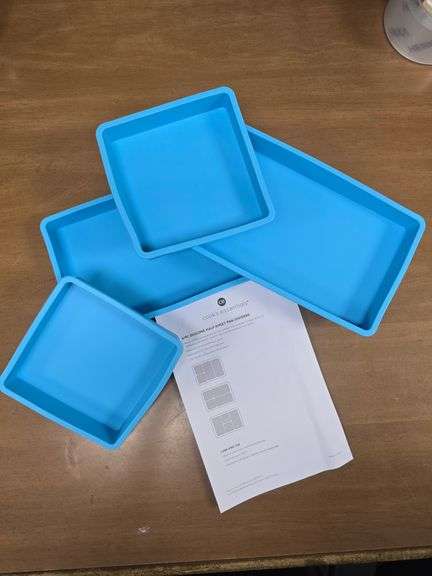 Cooks Essentials 4 pc Silicone Half-Sheet Pan Dividers
