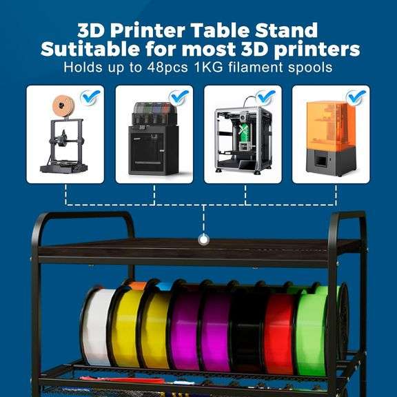 Artinrack 4 Tier 3D Printer Table Stand