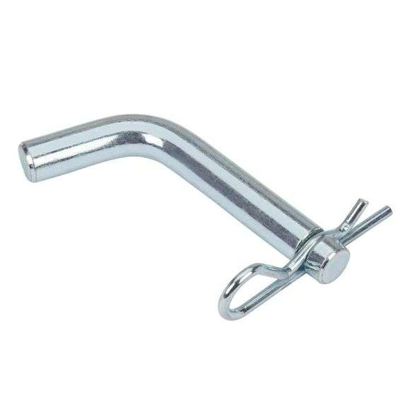 (4) Standard 1/2 in. Steel Bent Hitch Pin with Clip - Fits 1-1/4 in. X 1-1/4 in. Hitch Receivers