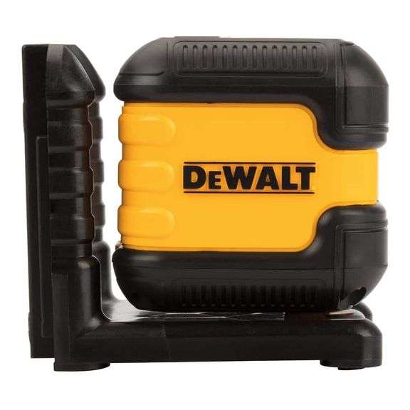 40 ft. Red Self-Leveling Cross Line Laser Level with (2) AA Batteries & Case
