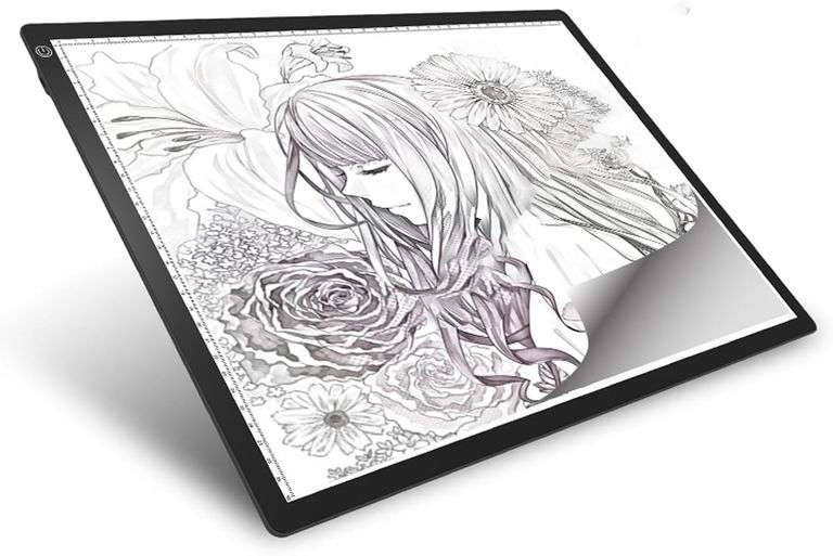 A3 LED Light Pad for Diamond Painting, Ultra-Thin Copy Board Light Board,Adjustable Brightness Tracing Light Box by Magnetic for Tracing, Weeding and
