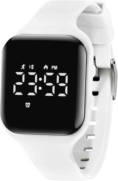 Kids Watches for Girls Boys Digital Sport Watch with Step Counter Pedometer Vibration Alarm Clock, No App Waterproof Fitness Tracker Kids Watch Boys G