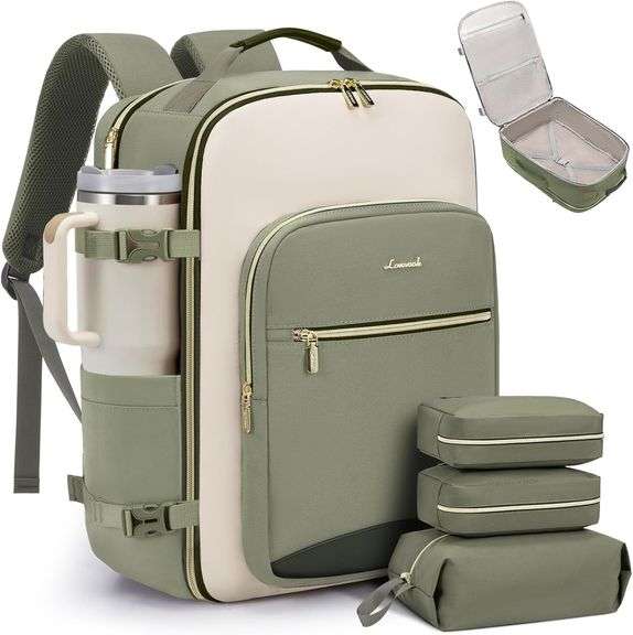 LOVEVOOK Travel Backpack for Women & Men Carry on Backpack Personal Item Essentials Bag