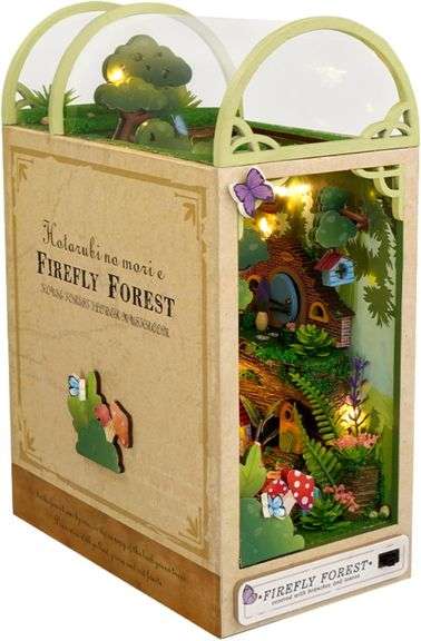 DIY Miniature Dollhouse Room Kit for Teens and Adults-Firefly Forest