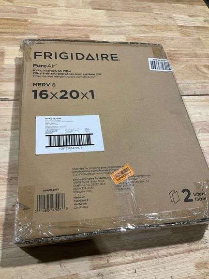 Frigidaire air filter MERV 8 16x20x1