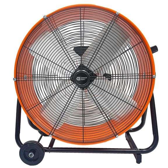 24 in. 2-Speed Heavy Duty Tilt Drum Fan