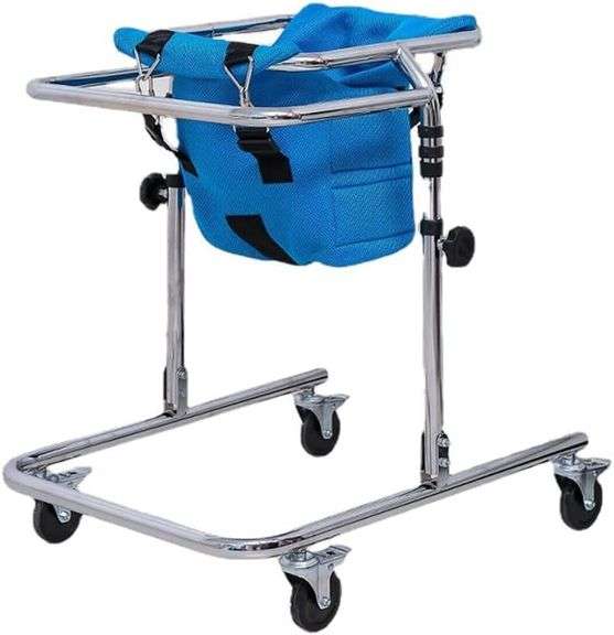 Wheeled Walker for Children with Cerebral Palsy, Adjustable Height, Suitable for Height 31"- 47", Rehabilitation Standing Frame Walker Walking Aid for