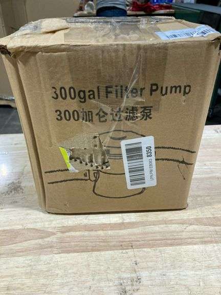 Cartridge Filter Pump for Ground Pools Pools, 330 GPH Pump Rate Pool Filter, Improved Circulation and Filtration, Easy Installation, Improved Water Cl