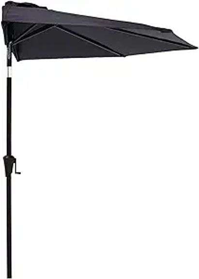 Garden Reflections 9' Half Round Patio Umbrella