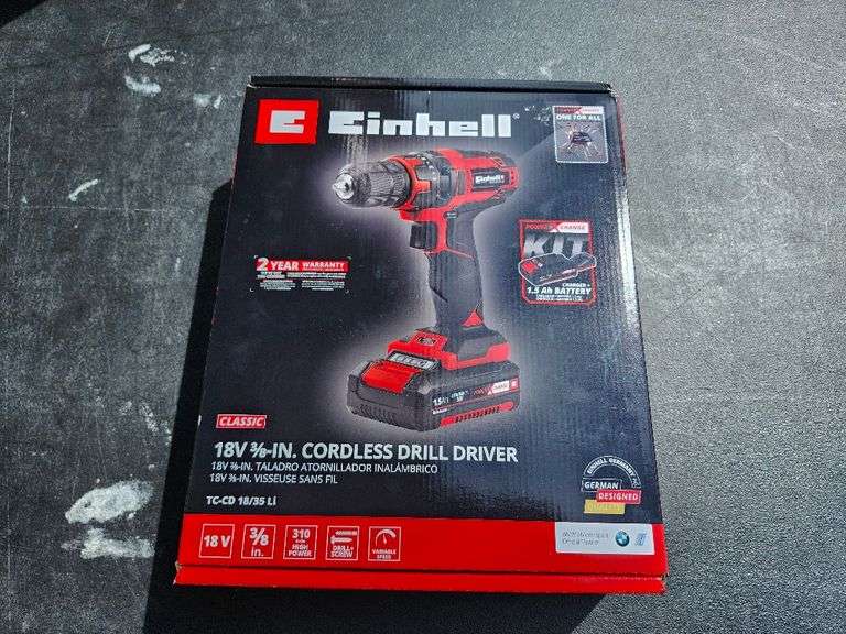 PXC 18-Volt Cordless 3/8 in. Variable Speed Drill/Driver Kit, w/ 550-RPM MAX (w/ 1.5-Ah Battery + Fast Charger)