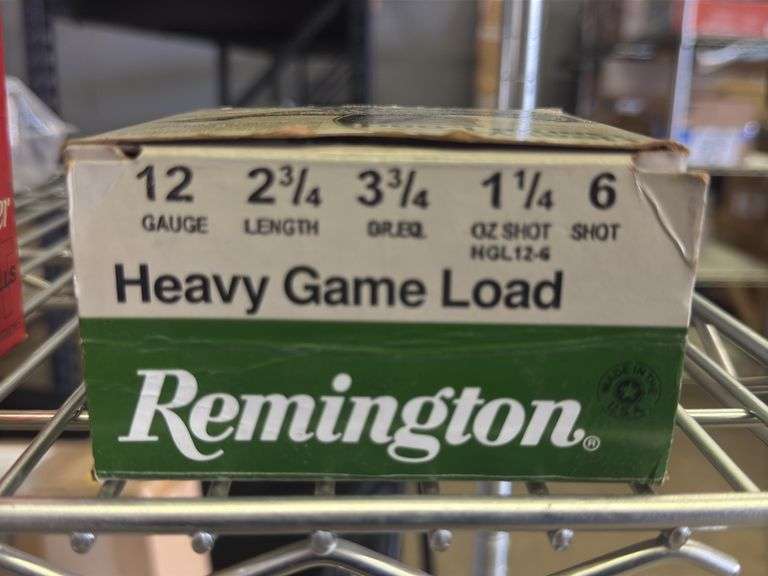 1 box of Remington 12ga