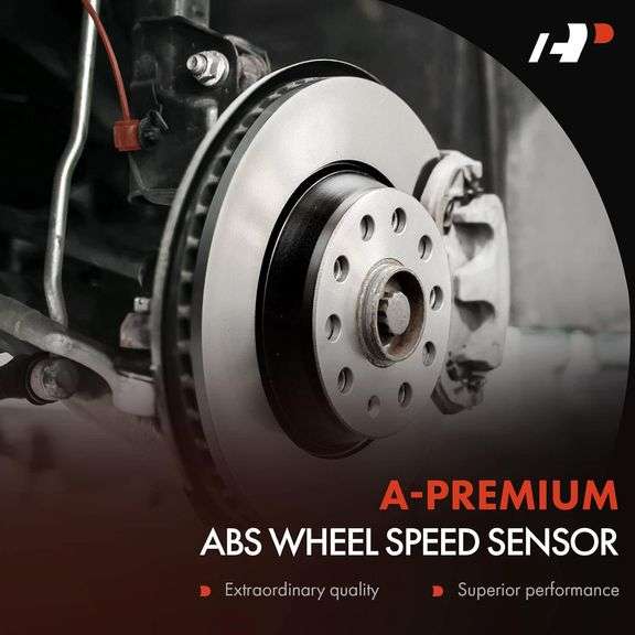 (2) A-Premium ABS Wheel Speed Sensor Compatible with Audi A4 A5 A6 A7 A8 Quattro Q5 R8 RS5 RS7 S4 S5 S6 S7 S8 SQ5 & Volkswagen Phaeton