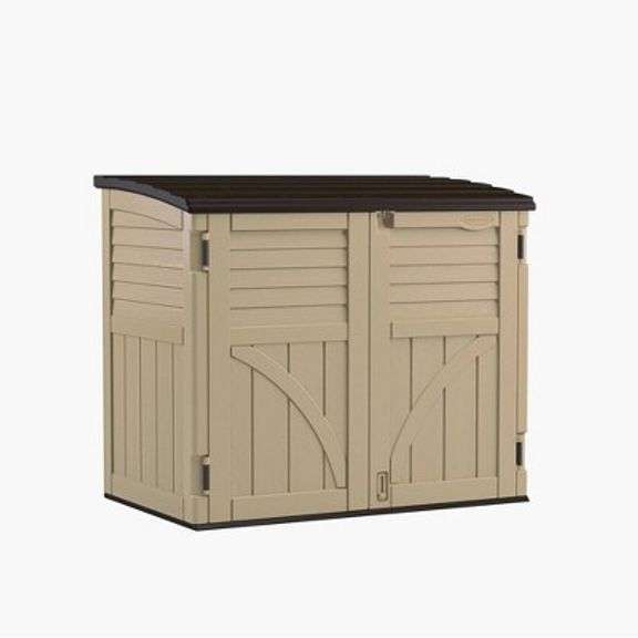 Horizontal Utility Shed Beige - Suncast