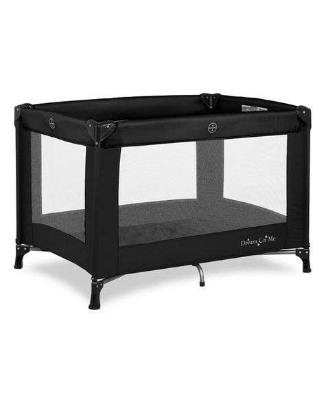 Dream on Me Nest Portable Play Yard In Black - Black - ONE SIZE