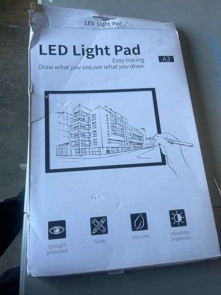 A3 LED Light Pad for Diamond Painting, Ultra-Thin Copy Board Light Board,Adjustable Brightness Tracing Light Box by Magnetic for Tracing, Weeding and