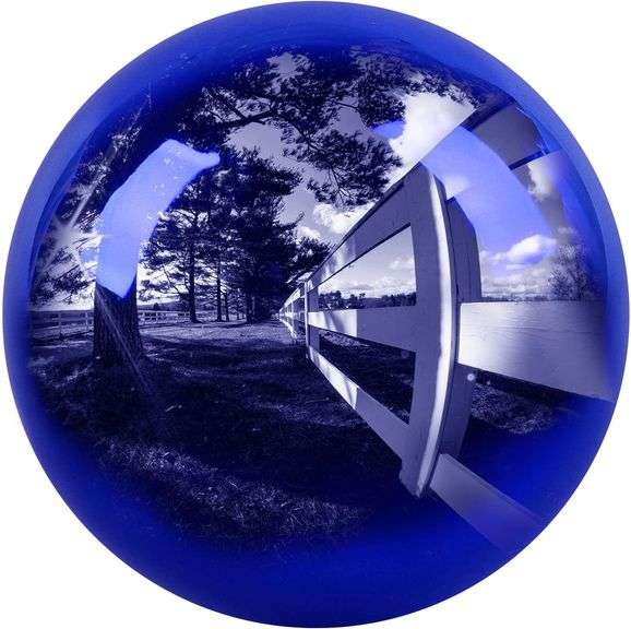 8 inch Stainless Steel Gazing Ball, E-Buying GOLD Mirror Polished Hollow Seamless Gazing Globe Reflective Garden Sphere Floating Pond Balls for Home G