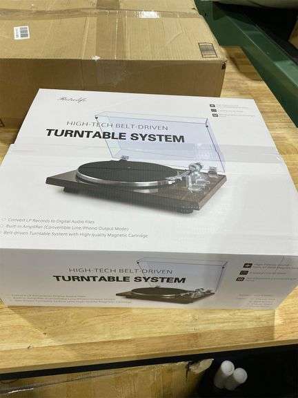 High Tech Belt Driven Turntable system