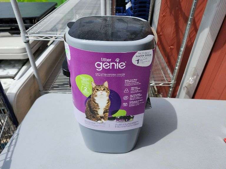 Litter Genie Ultimate Cat Litter Disposal System, Pail with Refill and Scoop