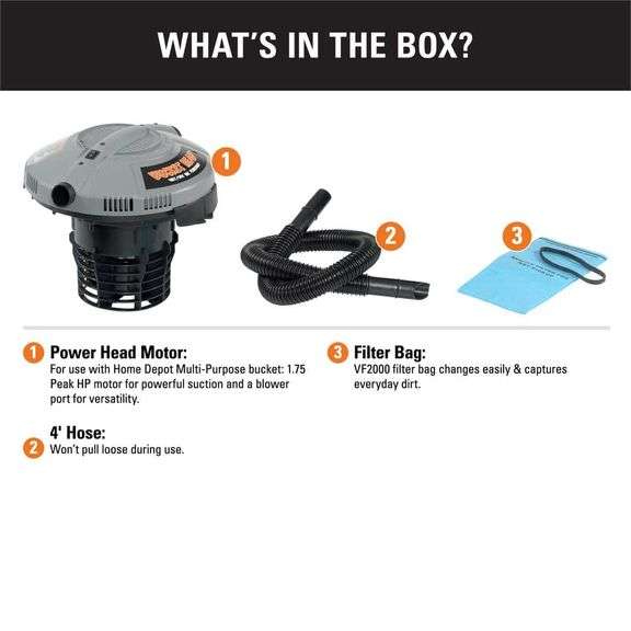 BUCKET HEAD WET/DRY VAC